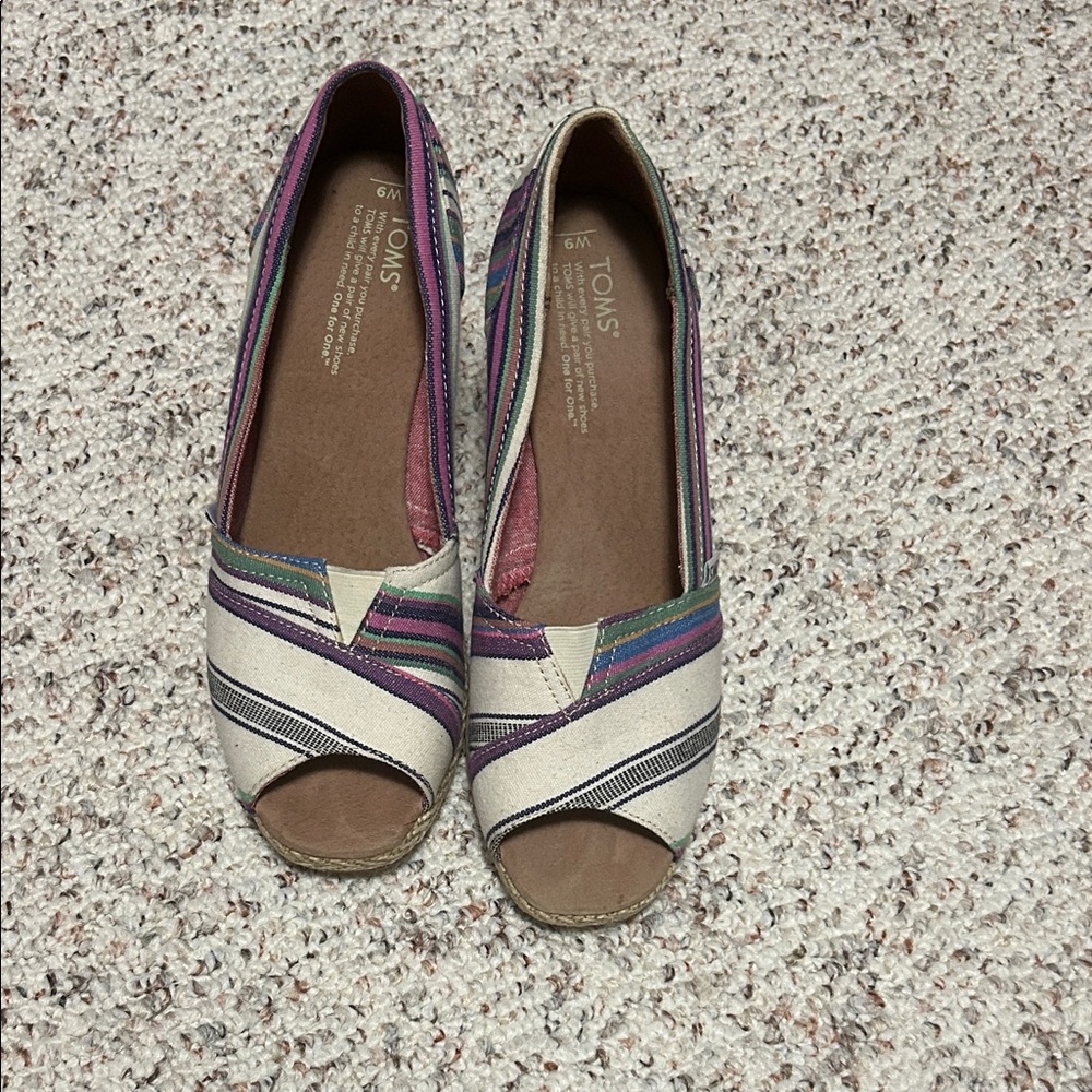 TOMS Women's Colorful Striped Espadrilles